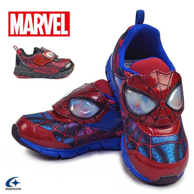 ムーンスター キッズ スニーカー MV 030 マーベル スパイダーマン 子供靴 抗菌 男の子 26春夏新作 MoonStar MARVEL