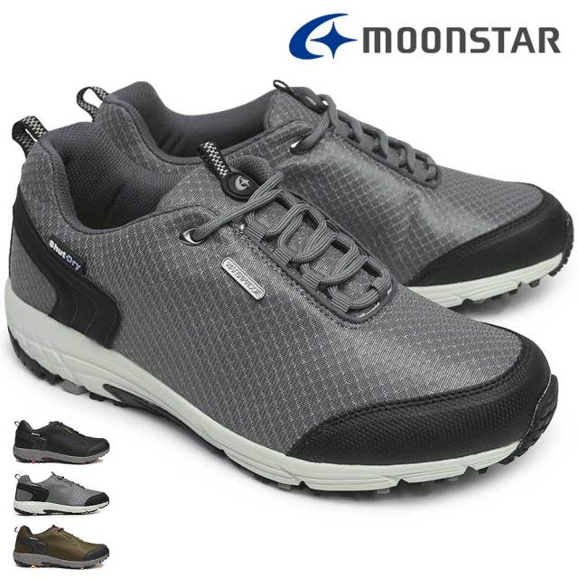 【秋トレンド先取りセール】ムーンスター スニーカー 防水 メンズ SPLT SDM02 サプリスト 幅広 アウトドア Moonstar SPLT