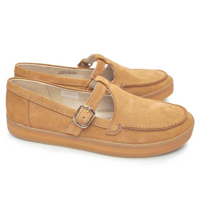 ミネトンカ レディース スリッポン M06C 本革 Tストラップシューズ