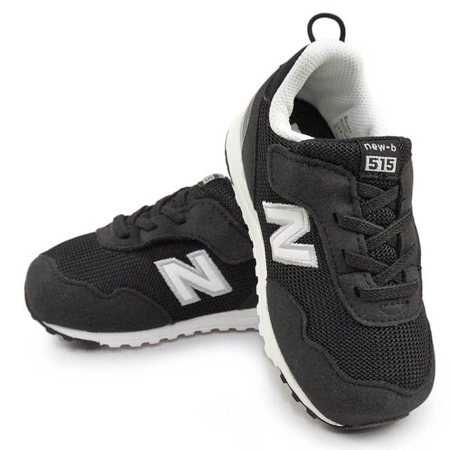 【ウィンターセール】ニューバランス キッズ スニーカー NW515 BLK ベビー ファーストシューズ 子供靴 シンプル マジックテープ new balance