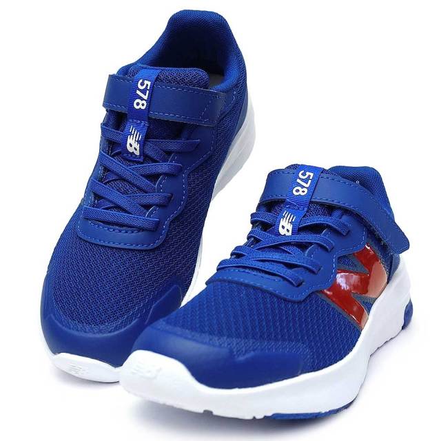 ニューバランス キッズ スニーカー PT578 TA シーズナルカラー ジュニア 子供靴 シンプル マジックテープ ゴムシューレース new balance