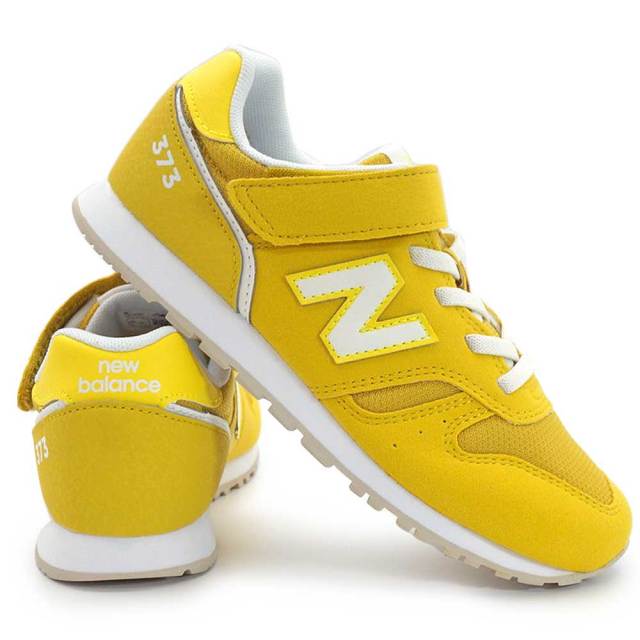 ニューバランス 373 キッズ スニーカー Y373 20K ジュニア 子供靴 シンプル マジックテープ 26春夏新作 new balance 373 Bungee with Top Strap
