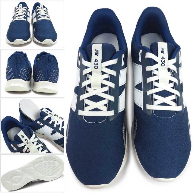 ニューバランス メンズ スニーカー ME430 RB3 軽量 幅広 ロゴ new