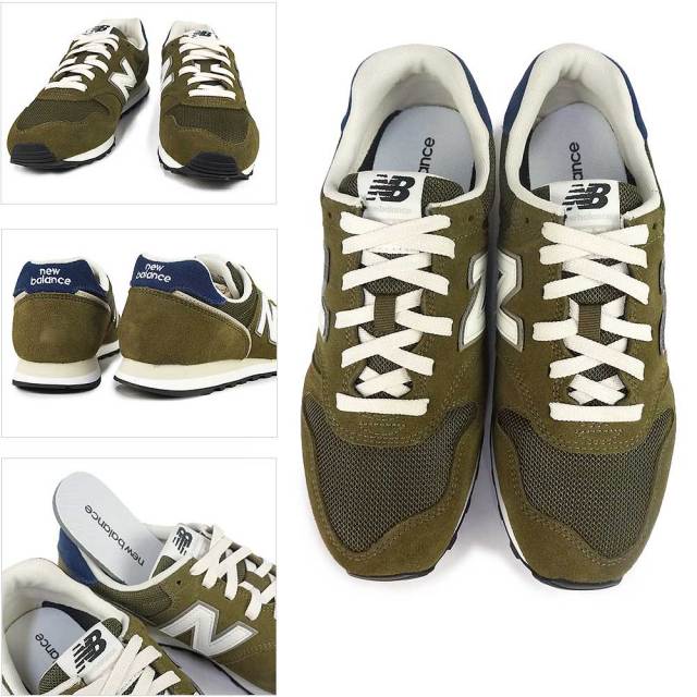 年末大感謝祭】ニューバランス 373 カーキ メンズ スニーカー ML373