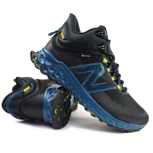 【夏物ラストSALE！】ニューバランス メンズ 防水スニーカー 軽量 MTGAMG ゴアテックス 黒 ミッドカット new balance Fresh Foam Garoe Mid-Cut GTX