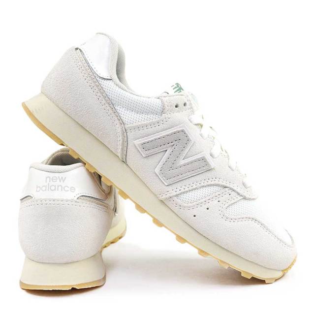 ニューバランス レディース スニーカー WL373 WG2 白 ローカット B幅 スエード オフホワイト new balance