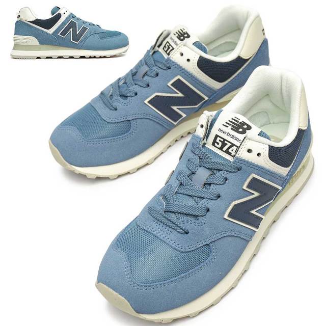 New Balance★国内発送★574 Core / WL574 BEIGE/BLUE NEW BALANCE】 ニューバランス WL574CBL(B) WL574 WL574CBL