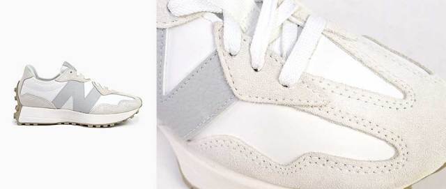 ニューバランス ホワイト/グレー スニーカー WS327 KE B New Balance ニューバランス WS327 KE B レディース スニーカー