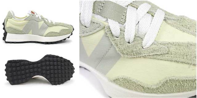 ニューバランス レディース スニーカー WS327 UF カーキ B幅 new
