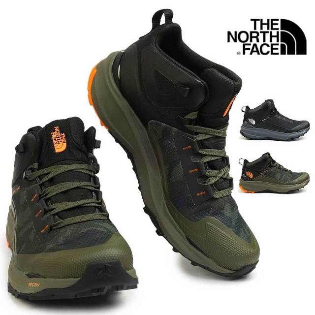 ザ ノースフェイス スニーカー 防水 NF02321 メンズ トレッキングシューズ ミッドカット 軽量 ハイキング THE NORTH FACE VECTIV Exploris II Mid FUTURELIGHT