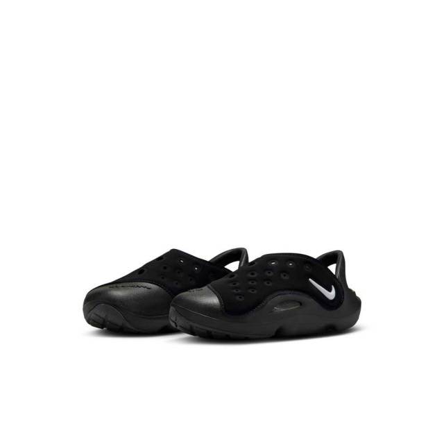 ナイキ キッズ サンダル アクアスウッシュPS FN0876 002 男の子 女の子 黒 軽量 NIKE Aqua Swoosh (PS)