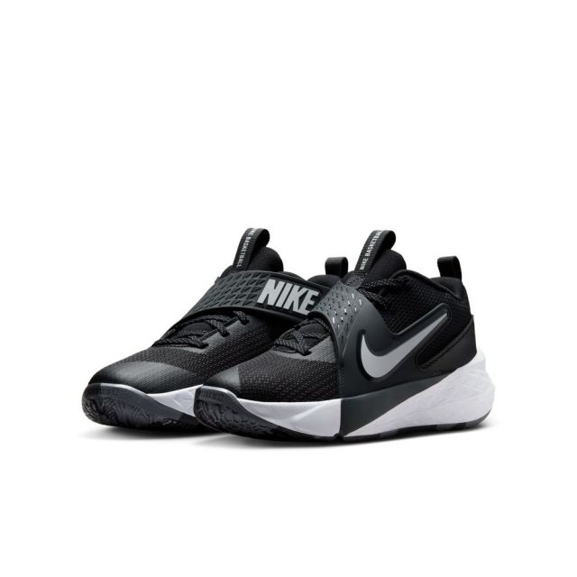 ナイキ キッズ スニーカー チームハッスルD12GS HF6279 002 ジュニア バスケットシューズ 黒 NIKE TEAM HUSTLE D 12 GS
