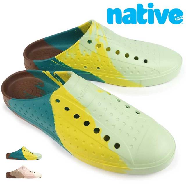 【ウィンターセール】ネイティブ シューズ サンダル スニーカー ジェファーソン クロッグ マーブル 11113010 レディース メンズ Native Shoes Jefferson Clog Marble
