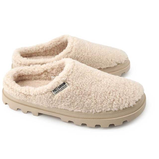 【オータムセール】パラディウム フリースサンダル メンズ レディース 79517 DUNELITE MULE COSY ミュール もこもこ 前かぶり PALLADIUM DUNELITE MULE COSY/180（CreamWhite）