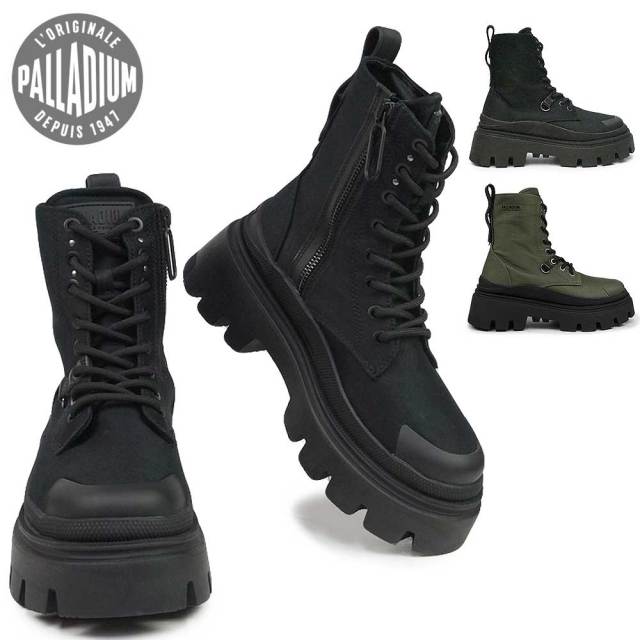 パラディウム レディース スニーカー 94355 厚底 ブーツ PALLASQUAD CVS ハイカット PALLADIUM