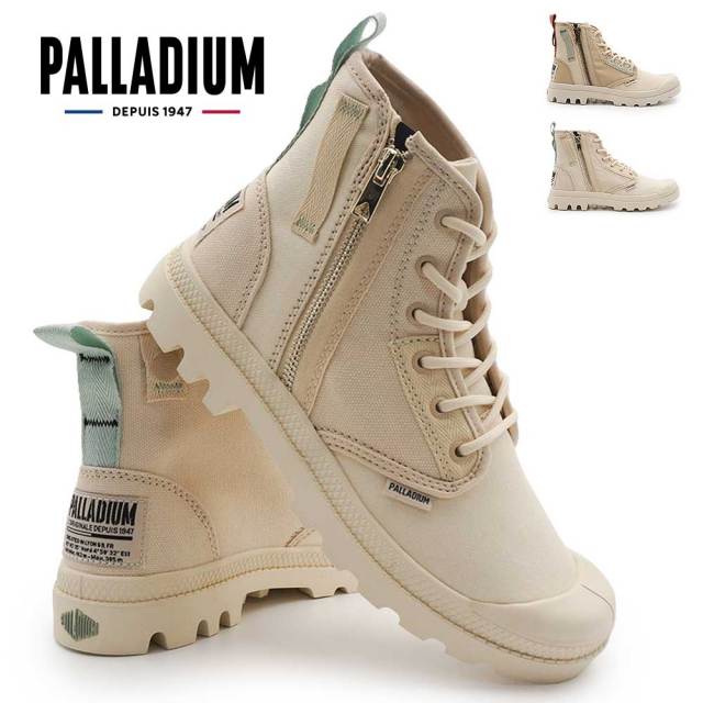 パラディウム スニーカー レディース PAMPA DETROIT ZIP SU 94612 ハイカット キャンバス 26春夏新作 PALLADIUM