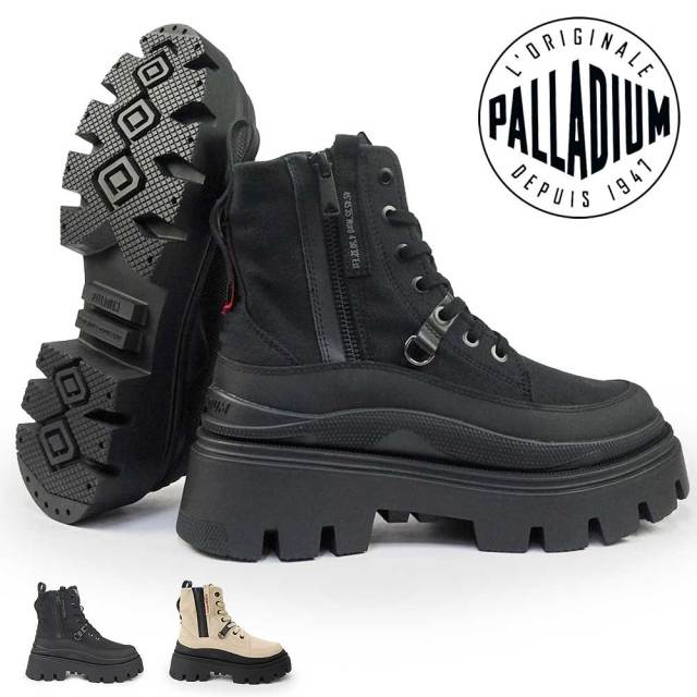 【秋トレンド先取りセール】パラディウム ブーツ レディース PALLASQUAD ZIP TX 99532 厚底 26秋冬新作 PALLADIUM 