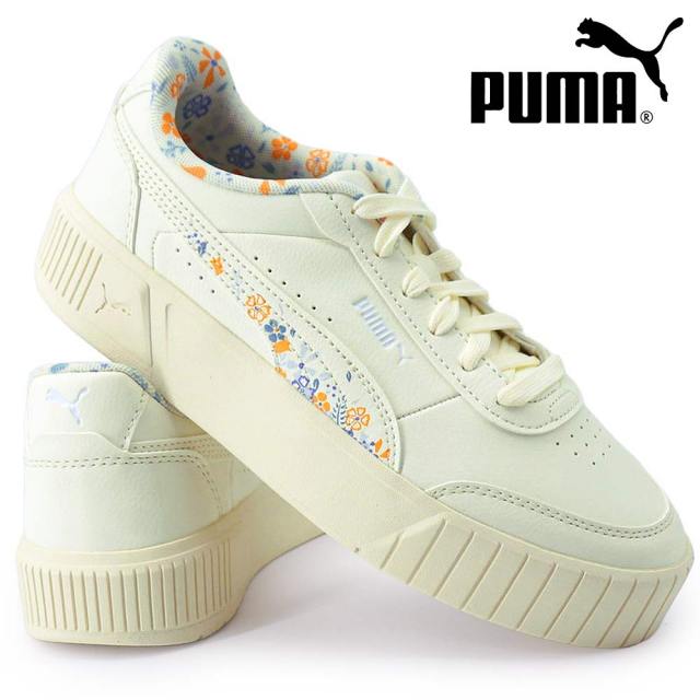 プーマ レディース スニーカー 407393 キャリーナ ミア フラワー 厚底 26春夏新作 PUMA Carina Mia Flower