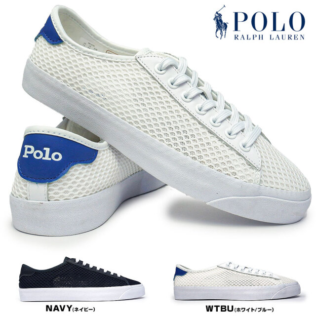 ポロ ラルフローレン メンズ スニーカー Rb Nelson レザートリム メッシュ スニーカー カジュアル 通気性 クラシック Polo Ralph Nelson Sk Ltl マイスキップ