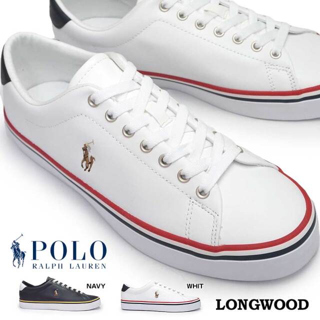 ポロ ラルフローレン メンズ スニーカー Rb91 ロングウッド レザースニーカー シンプル カジュアル Polo Ralph Lauren Longwood マイスキップ