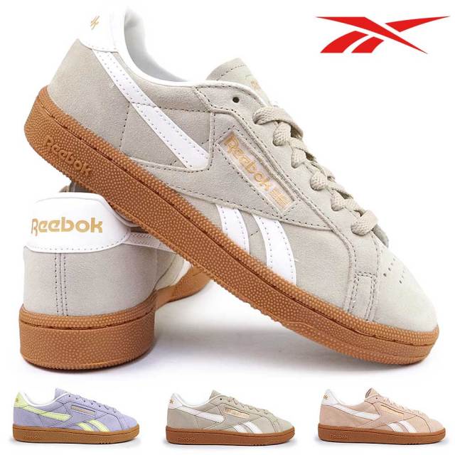 【決算セール】リーボック スニーカー レディース クラブシー グラウンズ UK ローカット スエード カジュアル Reebok CLUB C GROUNDS UK 