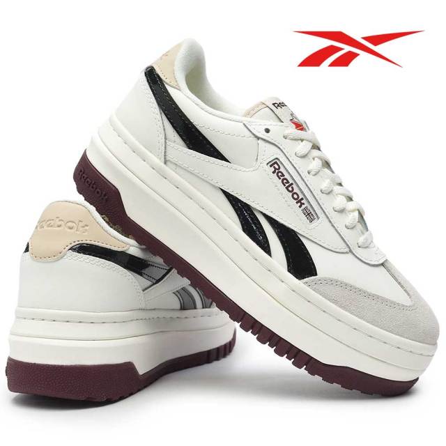 リーボック スニーカー レディース CAMPIO EXTRA チョーク コートスニーカー 厚底 25秋冬新作 Reebok CAMPIO EXTRA