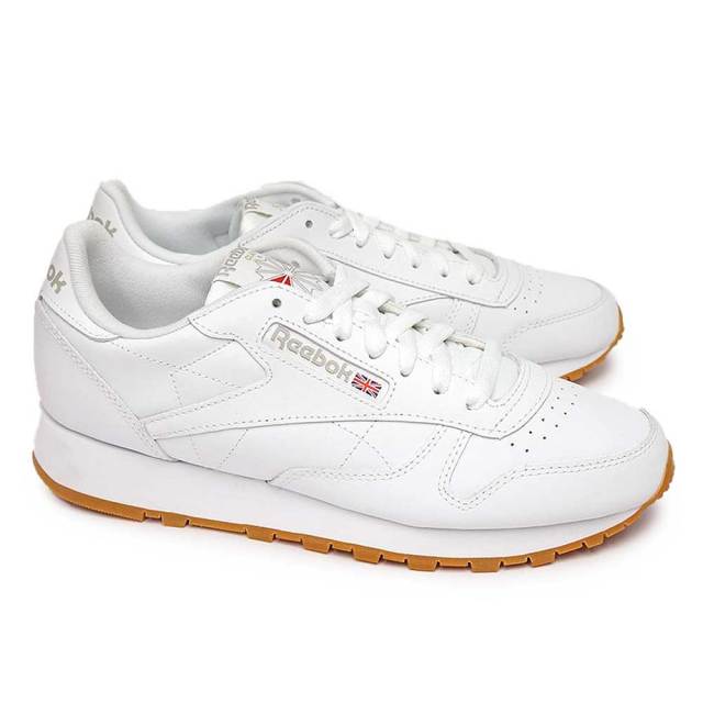 リーボック メンズ スニーカー クラシックレザー レディース ペア お揃い 定番 レザー 本革 Reebok Classic Leather/100008491（ホワイト／RR）