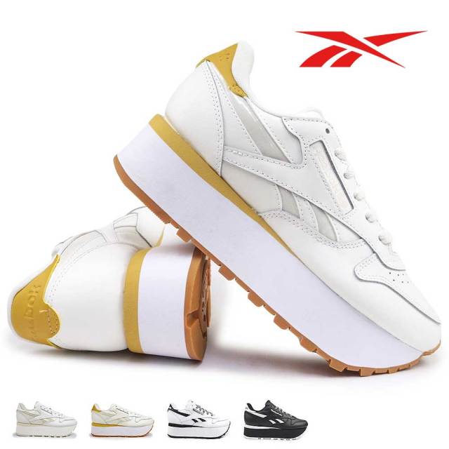 リーボック スニーカー レディース クラシックレザー トリプルリフト 厚底 Reebok CLASSIC LEATHER TRIPLE LIFT