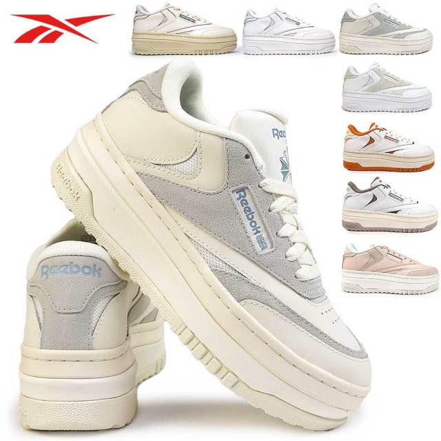 リーボック 厚底スニーカー レディース クラブシー エクストラ Reebok Club C Extra