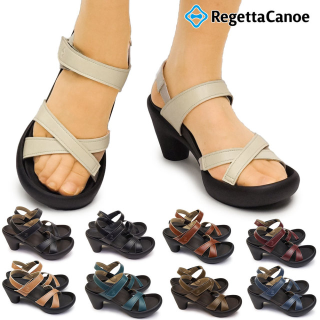 リゲッタ カヌー レディース サンダル CJBN5710a ストラップ バックベルト 日本製 Regetta Canoe
