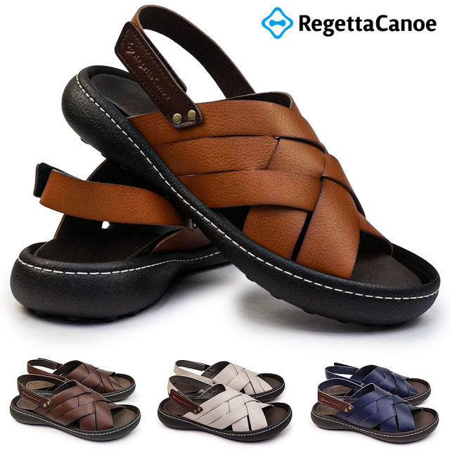 リゲッタ カヌー サンダル レディース CJNT1000 編み込み 幅広 バック