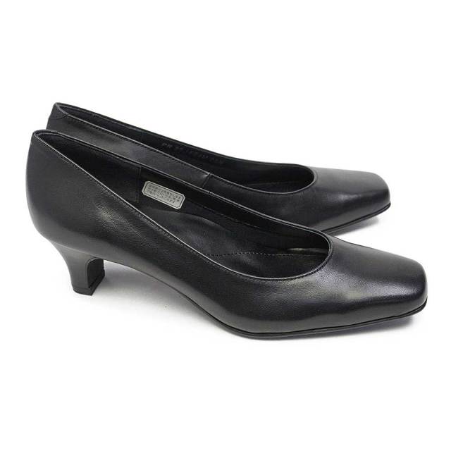 リーガル レディース プレーンパンプス 黒 5cmヒール F04M 靴 本革