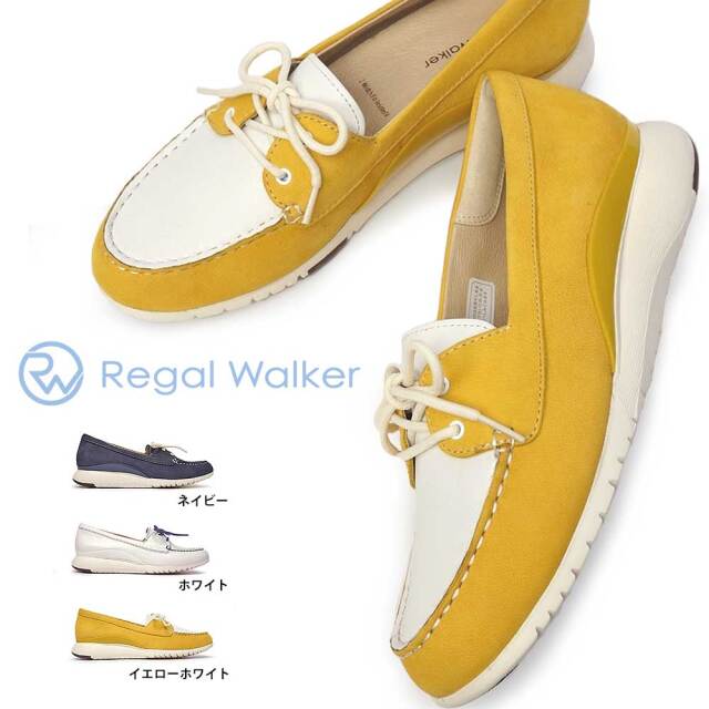 リーガル 靴 レディース デッキシューズ Hc27 本革 軽量 リーガルウォーカー カジュアル レザー Regal Walker マイスキップ
