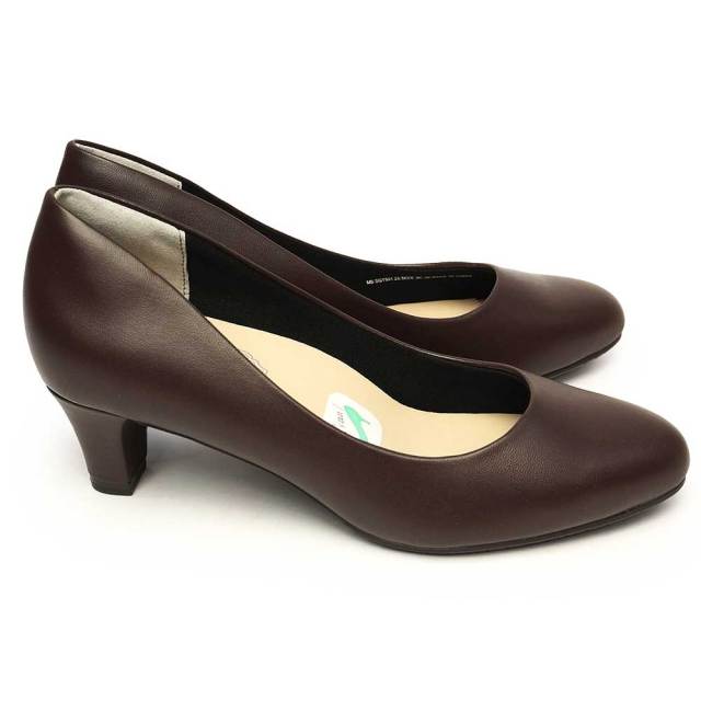 スガタ パンプス SGT501 3E 軽量 幅広 抗菌 防臭 5cm ヒール