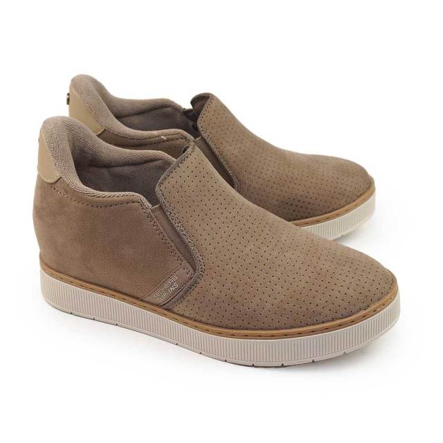 【25㎝】　【新品未使用】　スケッチャーズ　スリップインズ　ブーツ　ペーシュ スケッチャーズ スリップインズ レディース ショートブーツ 114865