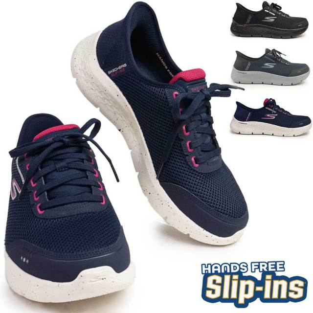 スケッチャーズ スリップインズ レディース スリッポン ワイド