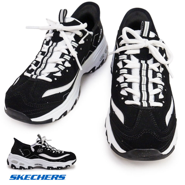 【決算セール】スケッチャーズ スリップインズ スニーカー レディース 150030 ディーライツ ニュー クラシック SKECHERS DLITES NEW CLASSIC ハンズフリー 靴