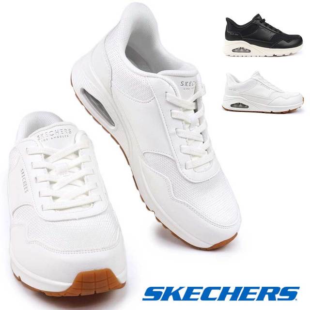 スケッチャーズ スニーカー 177117W スリップインズ ウノ - バンクシア レディース スリッポン 幅広 SKECHERS UNO BANKSIA ハンズフリー 靴