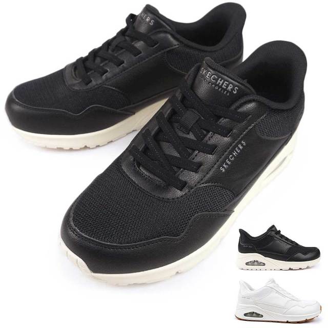 SKECHERS ハンズフリー スリップインズ177117W ブラック24cm SKECHERS スケッチャーズ スリップインズ レディース スニーカー