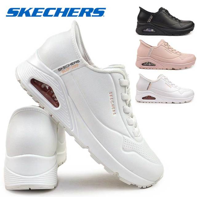 スケッチャーズ スニーカー 177112 スリップインズ ウノ - イージー エア レディース スリッポン SKECHERS UNO EASY AIR ハンズフリー 靴