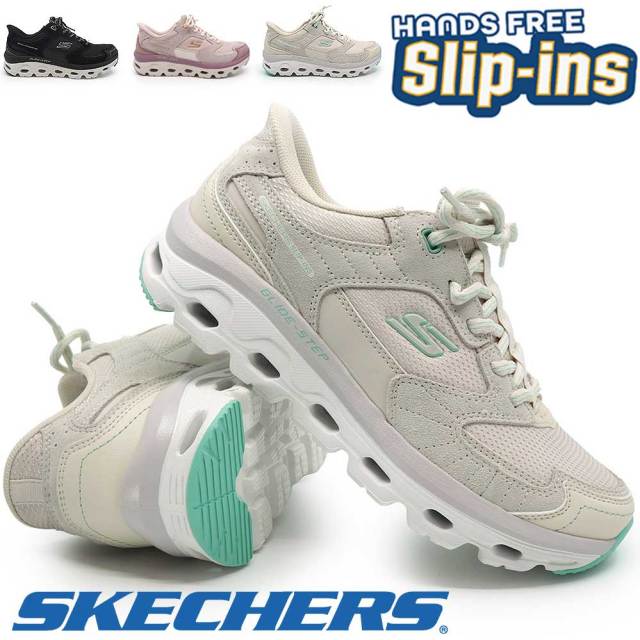 スケッチャーズ スリップインズ レディース スニーカー 180268 グライドステップ ソール 手を使わずに履ける ハンズフリー 靴 スリッポン 26春夏新作  SKECHERS GLIDE STEP SOLE PARADISE VALLEY
