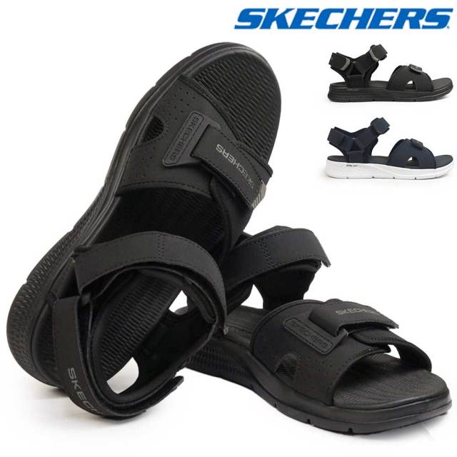 【会員限定！冬物クリアランスSALE】スケッチャーズ サンダル メンズ 229097 ゴー コンシスタント スポーツサンダル SKECHERS ...