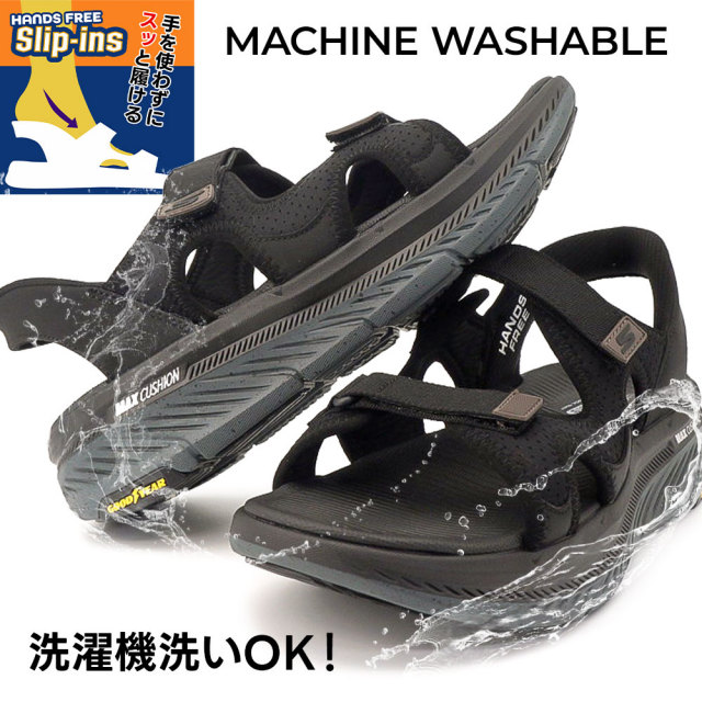 スケッチャーズ メンズ 厚底 サンダル スリップインズ 229217 マックス