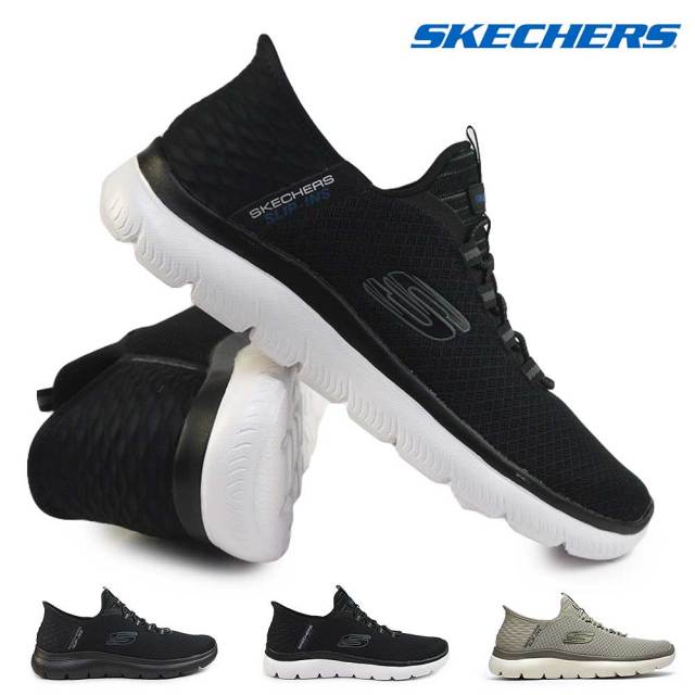 【決算セール】スケッチャーズ メンズ スニーカー スリップインズ 232457 サミッツ スリッポン ウォッシャブル SKECHERS Summits - High Range ハンズフリー 靴