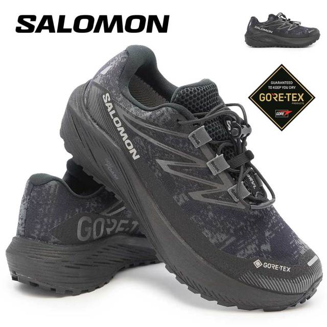 【サマーセール】サロモン ゴアテックス レディース AERO FLOW GRVL GORE-TEX スニーカー 防水 グラベルランニングシューズ 26秋冬新作 SALOMON