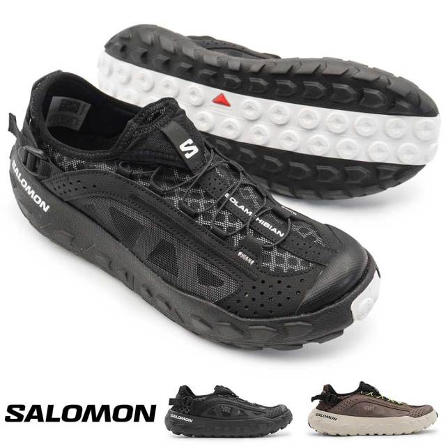 サロモン スニーカー ウォーターシューズ メンズ ソランフィビアン アウトドア 速乾 水陸両用 軽量 26春夏新作 SALOMON SOLAMPHIBIAN