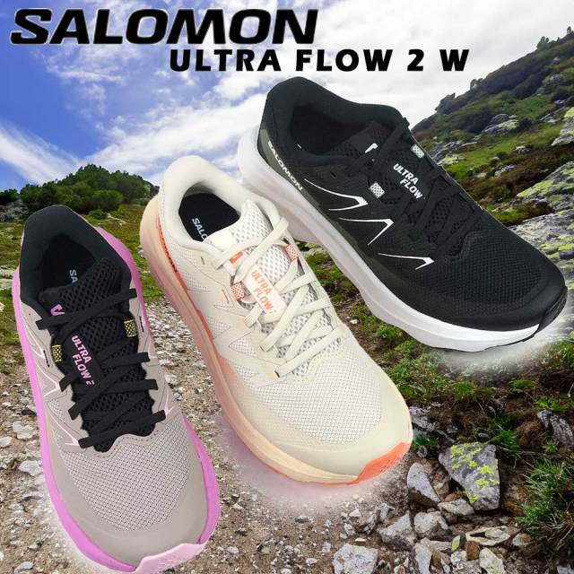 冬モノ最終処分】サロモン レディース スニーカー ウルトラ フロー 2
