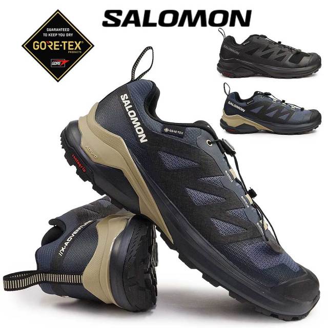 【夏物ラストSALE！】サロモン メンズ 防水スニーカー エックスアドベンチャー GTX ハイキング アウトドア ゴアテックス トレイルランイニングシューズ SALOMON XX-ADVENTURE GORE-TEX