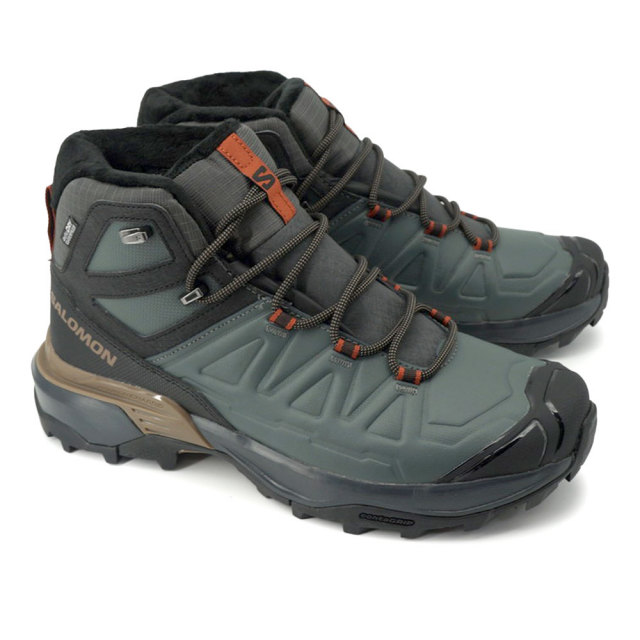 【秋トレンド先取りセール】サロモン メンズ 防水 ブーツ X ULTRA SNOWPILOT WATERPROOF ウィンターブーツ SALOMON X ULTRA SNOWPILOT WATERPROOF/492195（Asph／UChic／Aspice）