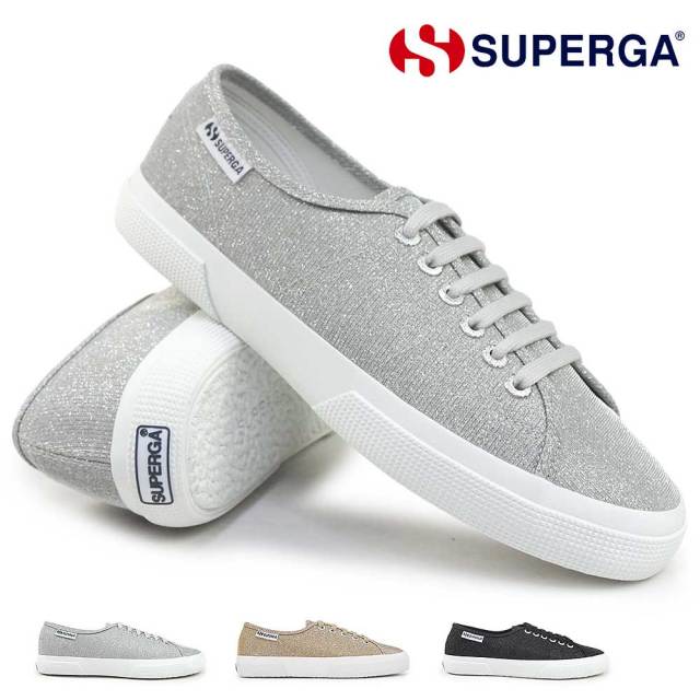 【夏準備セール】スペルガ スニーカー レディース 軽量 ジャージ ラメ レッジェーラ 3750 4135ZW SUPERGA JERSEY LAME LEGGERA